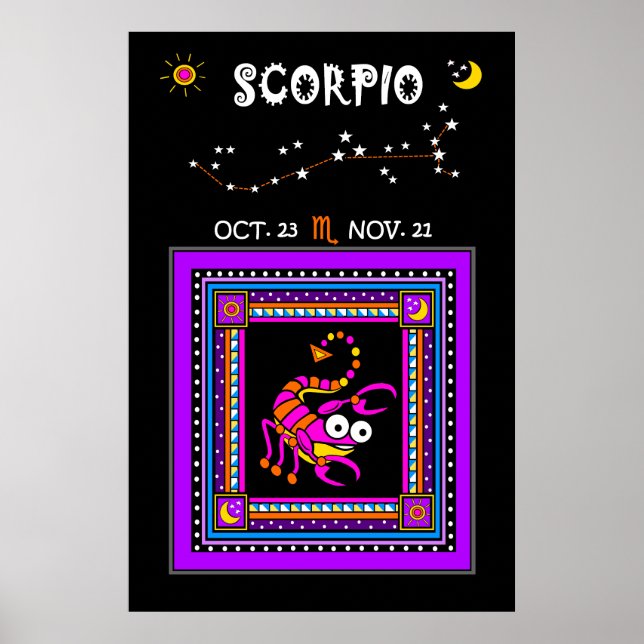 Scorpio Scorpian Poster (Framsidan)