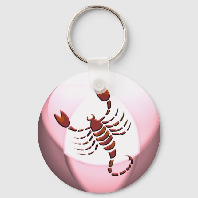 Scorpio Scorpion Keychain Nyckelring (Framsida)