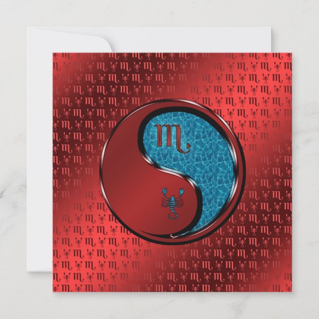 Scorpio Scorpion Kort (Framsida)