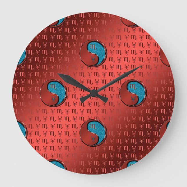 Scorpio Scorpion Stor Klocka (Framsida)