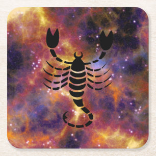 Scorpio Scorpion underlägg Papper Kvadrat