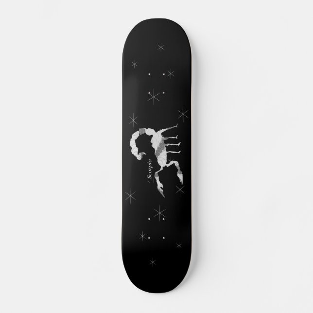 Scorpio Scorpion Zodiac Skateboard Deck (Framsida)