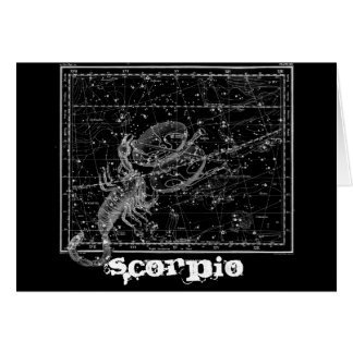 Scorpio scorpionen hälsningskort