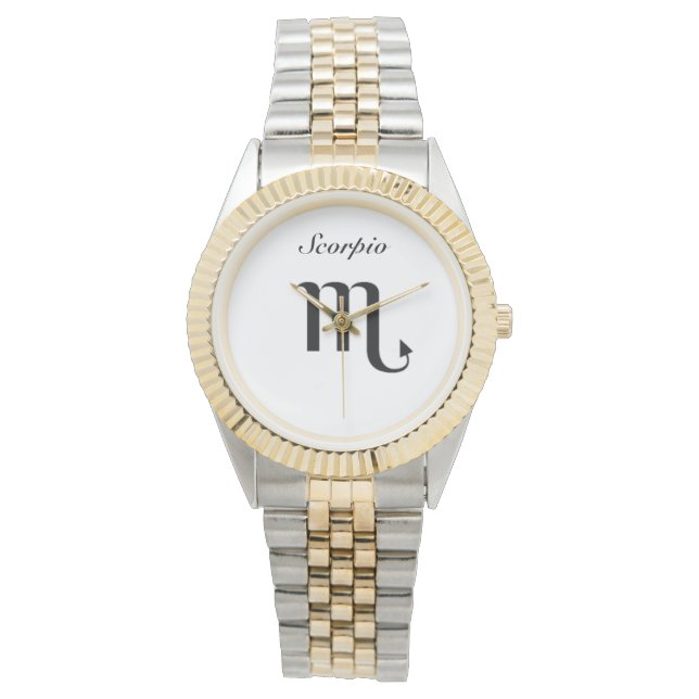 Scorpio Sign av Zodiac. Manar Watches. Armbandsur (Framsida)