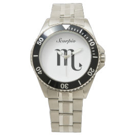 Scorpio Sign av Zodiac. Manar Watches. Armbandsur