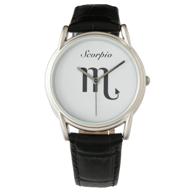 Scorpio Sign av Zodiac. Manar Watches. Armbandsur (Framsida)