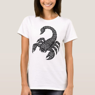 Scorpio Skorpion Sigil — Mythiskt Zodiakbläck T Shirt
