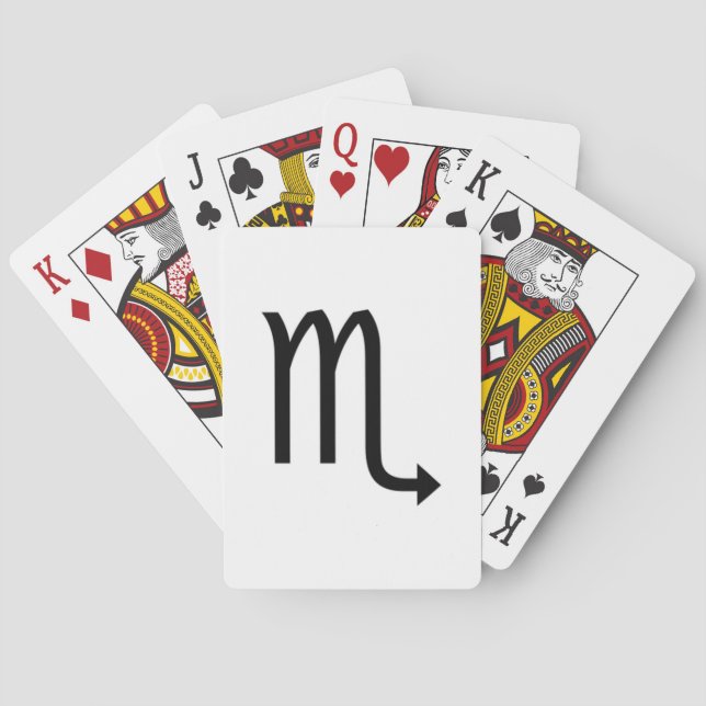 Scorpio Spel Kort (Baksidan)