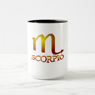 Scorpio Star Guld Mugg