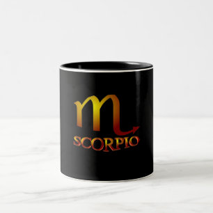Scorpio Star Guld Två-Tonad Mugg