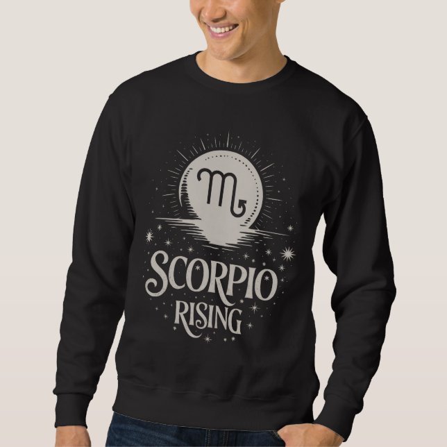 Scorpio Stigning Lång Ärmad Tröja (Framsida)