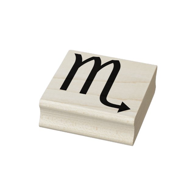 Scorpio symbol art frimärke stämpel (Stämpel)