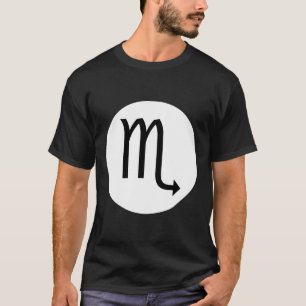 Scorpio Symbol - Mörk Tee