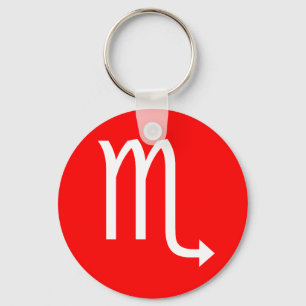 Scorpio Symbol Nyckelring