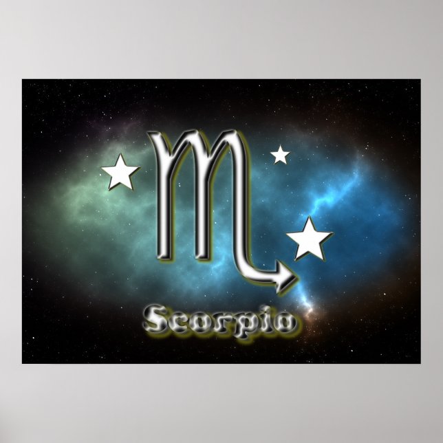 Scorpio-symbol Poster (Framsidan)