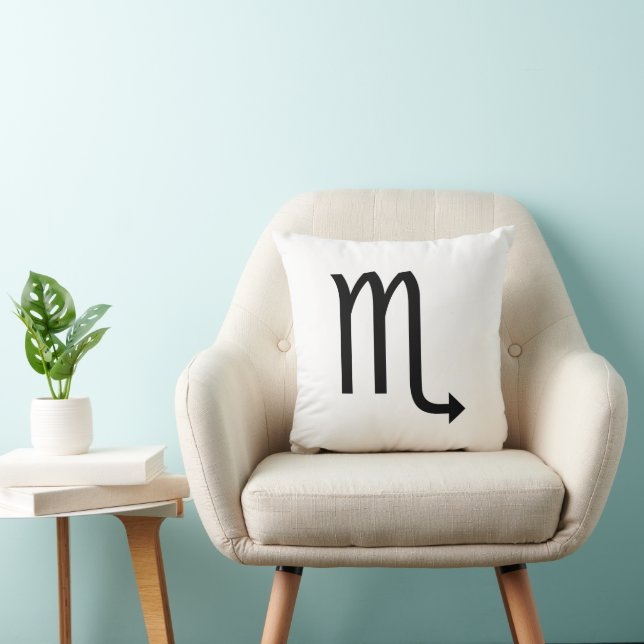 Scorpio Symbol Zodiac Kudde (Stol)