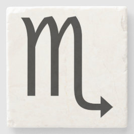 Scorpio Symbol Zodiac Stenunderlägg