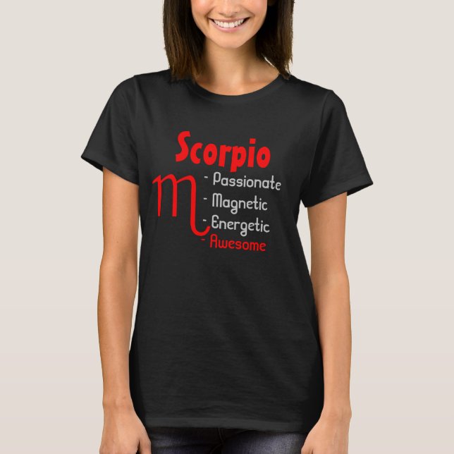 Scorpio T Shirt (Framsida)