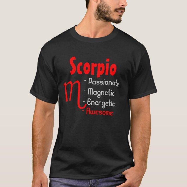 Scorpio T Shirt (Framsida)