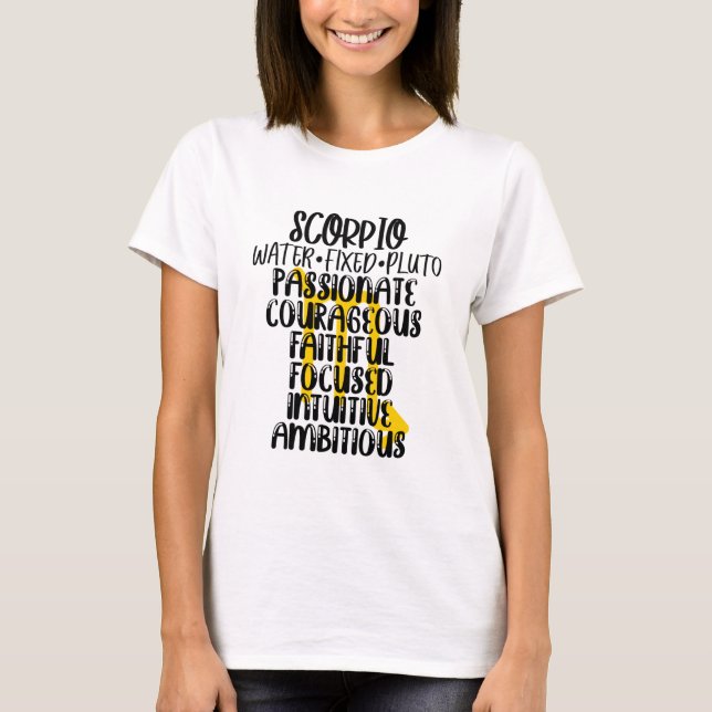 Scorpio T Shirt (Framsida)