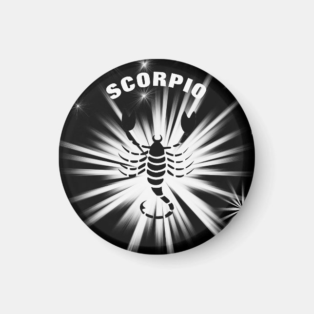 Scorpio-tecken Magnet (Framsidan)