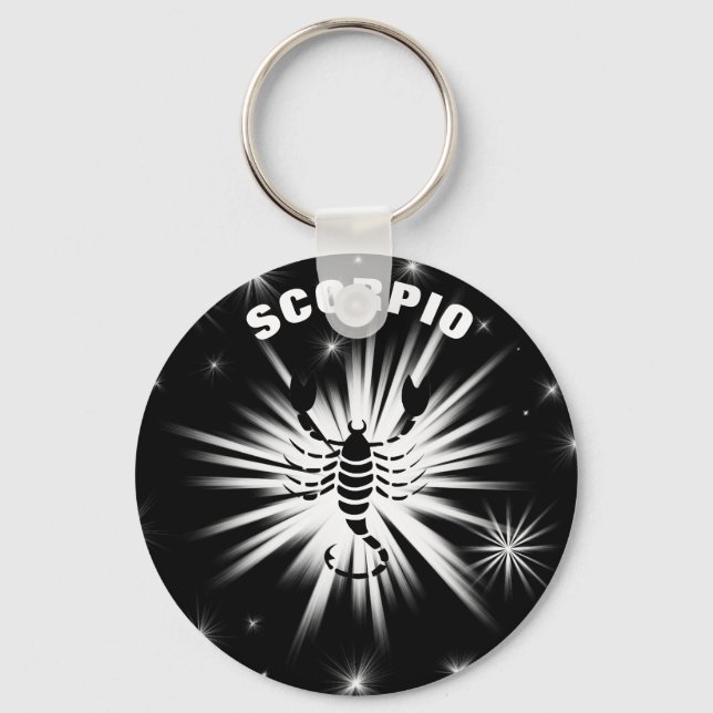 Scorpio-tecken Nyckelring (Framsida)