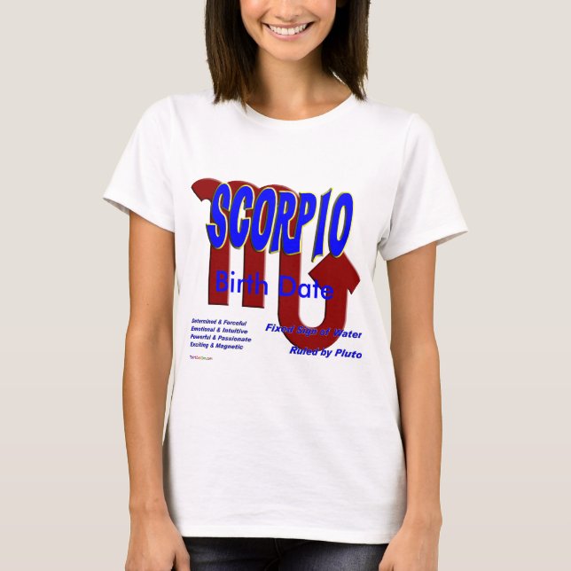 Scorpio Tee Shirt (Framsida)
