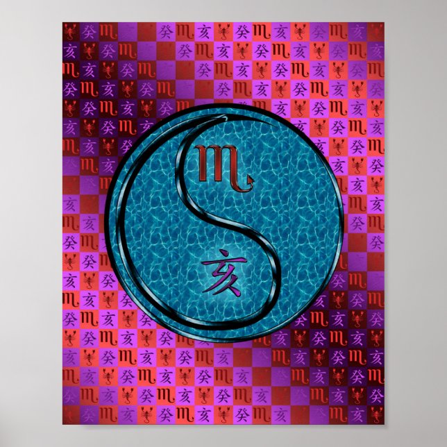 Scorpio & Vatten Boar Poster (Framsidan)