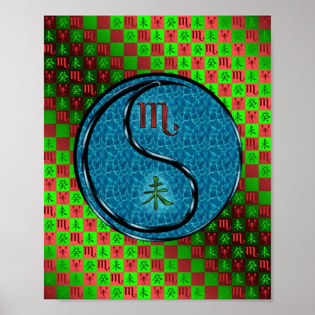Scorpio & Vatten Goat Poster (Framsidan)