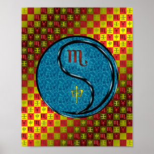 Scorpio & Vatten Monkey Poster