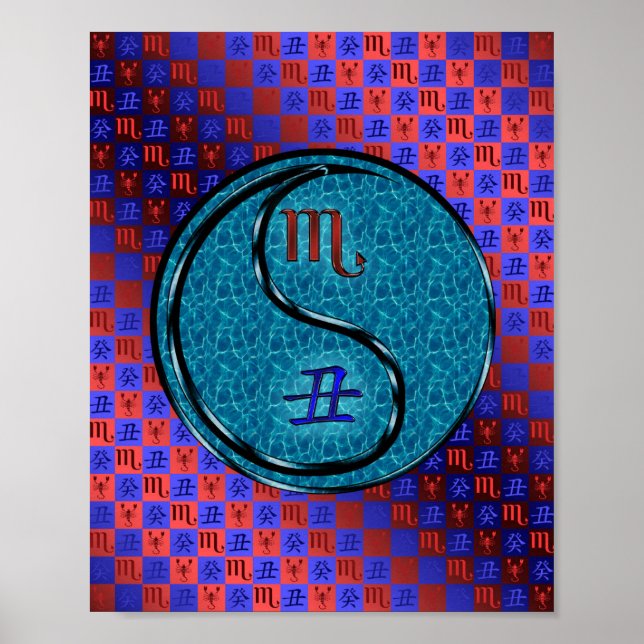 Scorpio & Vatten Ox Poster (Framsidan)