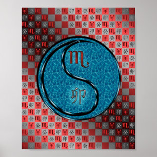Scorpio & Vatten Rabbit Poster