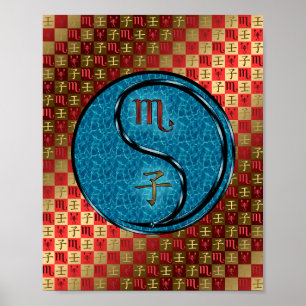 Scorpio & Vatten Råtta Poster