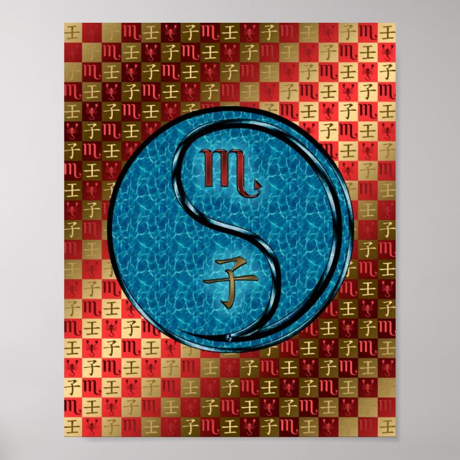 Scorpio & Vatten Råtta Poster (Framsidan)