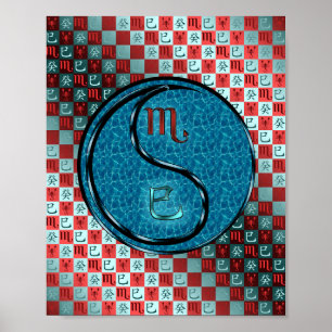 Scorpio & Vatten Snake Poster