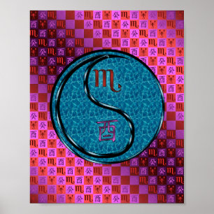 Scorpio & Vatten Tupp Poster