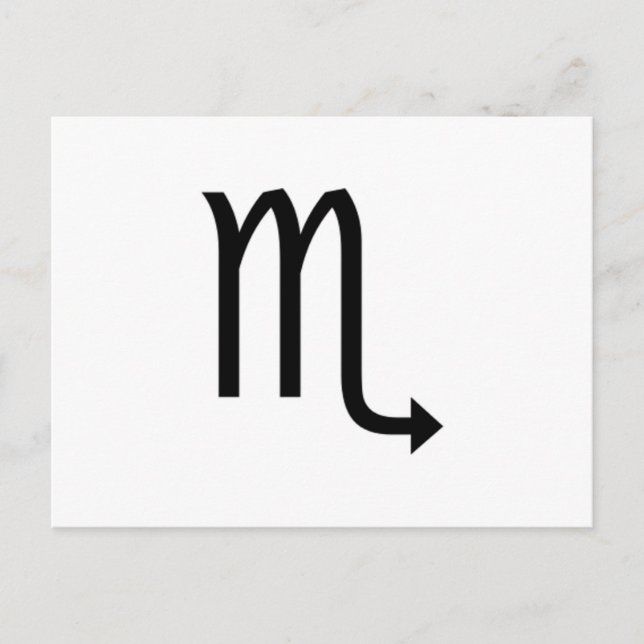 Scorpio Vykort (Framsida)