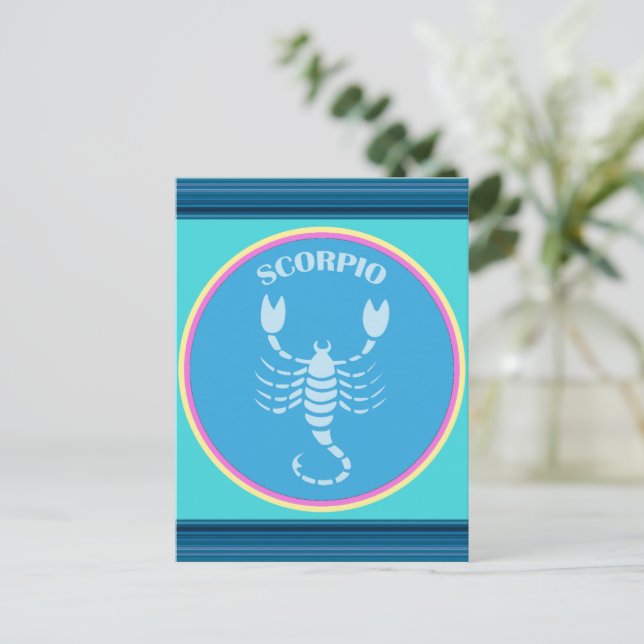 Scorpio vykort (Stående Fram)