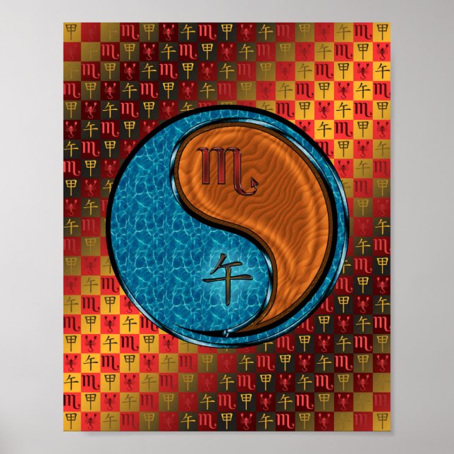 Scorpio & Wood Horse Poster (Framsidan)