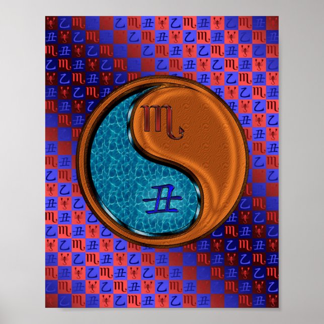 Scorpio & Wood Ox Poster (Framsidan)