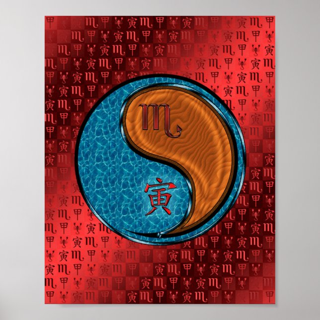 Scorpio & Wood Tiger Poster (Framsidan)