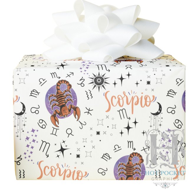 Scorpio Wrapping Papper Presentpapper (Skapare uppladdad)
