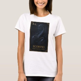 Scorpio Zodiac Art – Dark Celestial Scorpion T Shirt