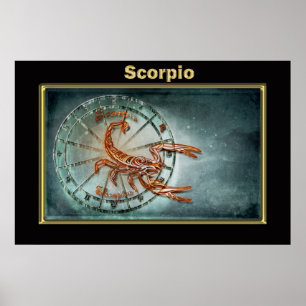 Scorpio Zodiac Astrology-design Poster