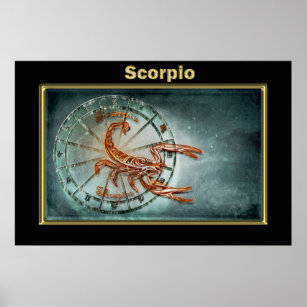 Scorpio Zodiac Astrology-design Poster