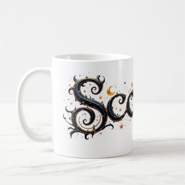 Scorpio Zodiac Astrology Mugg (Vänster)