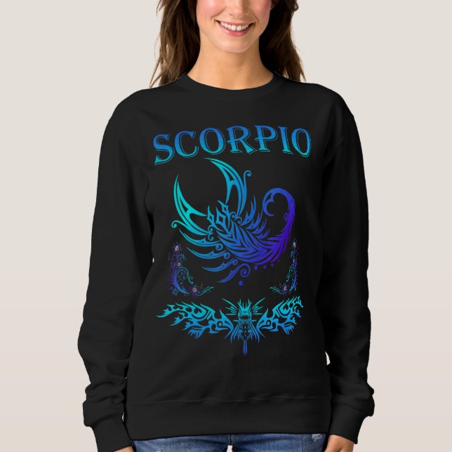 Scorpio Zodiac Birth Sign 3 T Shirt (Framsida)