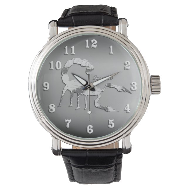 Scorpio Zodiac Horoscope Armbandsur (Framsida)