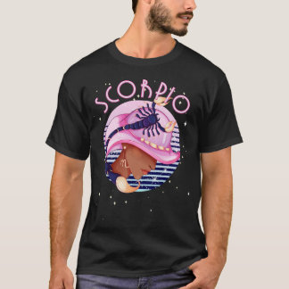 Scorpio Zodiac Horoscope Underteckning på födelsed T Shirt