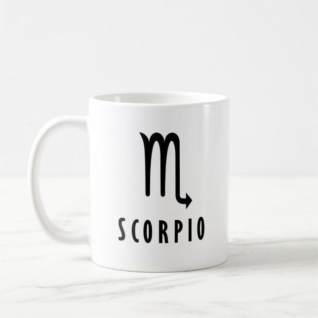 Scorpio zodiac kaffemugg (Vänster)